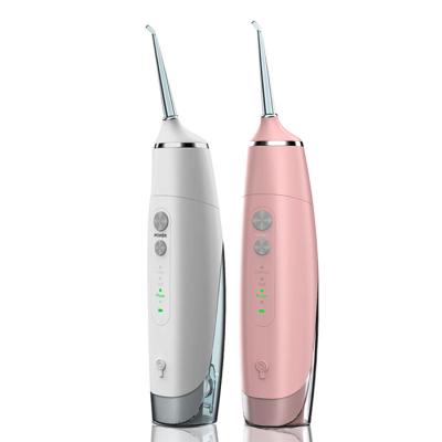 China Outdoor Rechargeable Dental Water Flosser 3 Modes Cordless Oral Hygiene Teeth Cleaner for sale