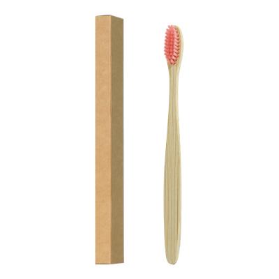 China Private Label Travel Bamboo Toothbrush Medium Firm Long Pet Eco-Friendly Personalized Hard Main Hotel for sale