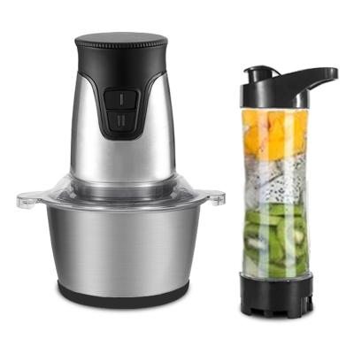 China Multifunctional Four In One Use Automatic Food Processor Commercial High Quality Food Cleaver Blenders And Juicers for sale