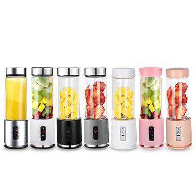 China Outdoor Use Rechargeable Juicer Travel 6 Blades Milk Food Blender Portable Blender with USB for sale