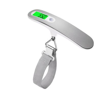 China 50kg/10g Stainless Steel Wire Drawing Luggage Scale Portable Express Luggage Scale Travel Ladder 148*30*47cm for sale