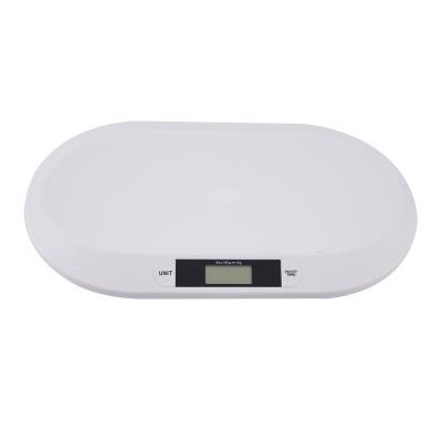 China Miniaturized Scale Electronic Hospital Newborn Weight 20kg/5g Weighing Mother And Baby Supplies 56*4.5*33.8 for sale