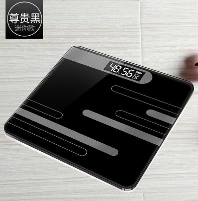 China Measuring body weight/temperature/battery use factory direct sales indoor glass scale/household electronic scale/weight scale for sale