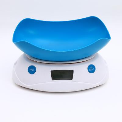 China WITH LID 5kg Electronic Kitchen Scale Cooking Scale Creative Shell Shape for sale