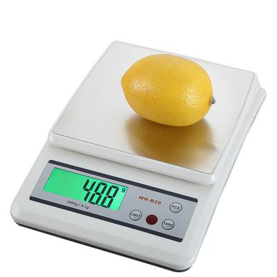 China B20 Panel Stainless Steel Plastic + ABS New Construction High Precision Stainless Steel Scale Household Food Kitchen Scale Electronic Herbal Tea Scale for sale