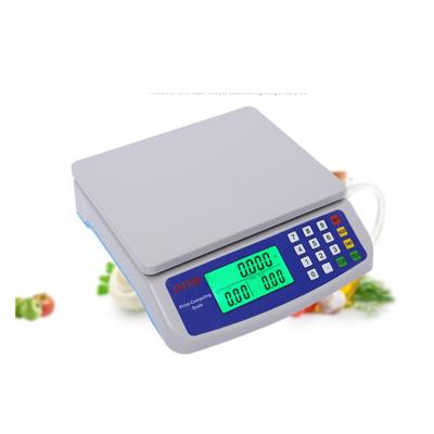 China 30kg/1g Kitchen Scale Mini Pricing Scale Medicinal Material Electronic Scale 230*240*63mm for sale