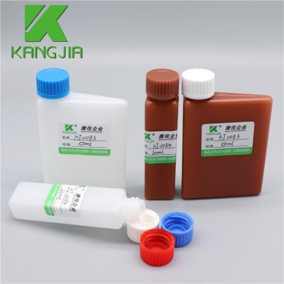 China Erba Reagent Bottles 20ml 50ml Smooth Surface Plastic Reagent Bottles For Lab Analyzer for sale