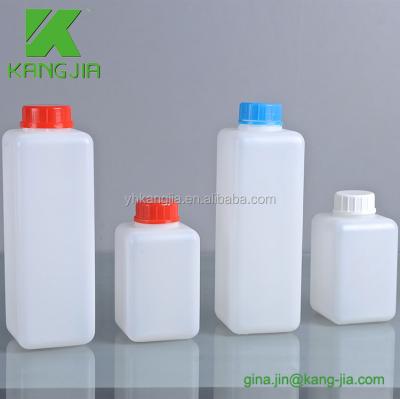 China Smooth Surface 1000ml HDPE Plastic Bottle ABX Hematology Reagent Bottls For Chemicals for sale