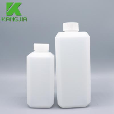 China 250ml/500ml Smooth Surface Top Grade Plastic Chemical Square Reagent Bottle for sale