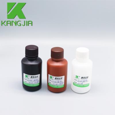 China Smooth Surface Plastic Bottles For HDPE 60ml Round Chemical Reagent Bottle For Lab Use for sale