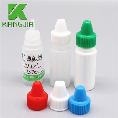 China Smooth Surface Hot Selling 7ml Plastic Dropper Bottles Uses In Lab For Chemical for sale