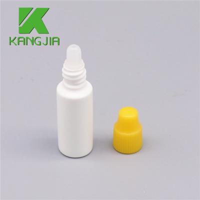 China Smooth Surface Plastic 3ml Dropper Bottle With 30ul Dropper Head for sale