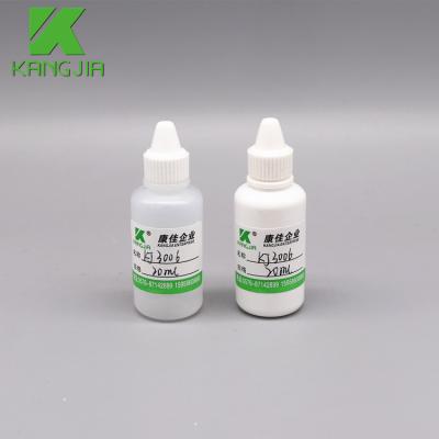 China 20ml pe smooth surface lab plastic white dropper bottle eliquid use bottle for sale