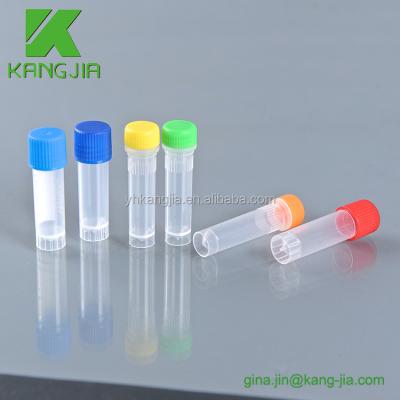 China Easy To Use Wholesale Sterile 0.5~1ml Specimen Consumables Plastic Cryo Tube With Bottom Self-Position for sale