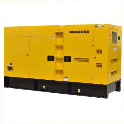 China 20kw 30kw 50kw 80kw 100kw 180kw 200kw silent closed waterproof type diesel power electric generator with Cummins NPC-200GF for sale