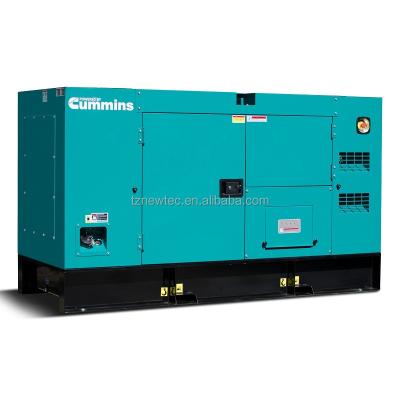 China Galvanized 100kw 125kva Silent Electric Generator Powered By Cummins Diesel Generator 100kw With Automatic Transfer Switch NPC-100GF for sale