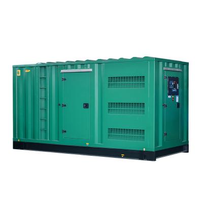 China Container type 800kw 1000kva diesel generator 50HZ super silent diesel generator 800kw with KTA38-G2A NPC-800GF for sale