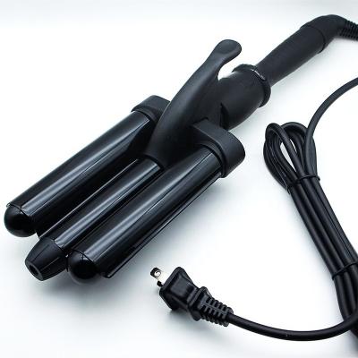 China Bestselling Ceramic Other Hair Styling Tools Deep Wave Hair Curler Ceramic Triple Barrel Electric Hair Crimper 3 Barrel Curling Iron for sale