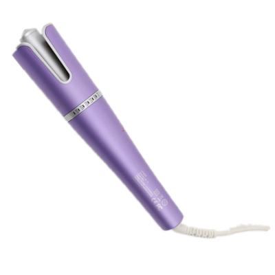 China For Newest Home Use Electric LCD Hair Styling Tools Ceramic Hair Curler Portable Rotating Automatic Curling Iron for sale