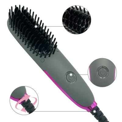 China Wholesale Mini Size The Other Beauty Hair Product Private Label 2 Professional In 1 Airbrush Hot Portable Mini Hair Straightener Brush for sale