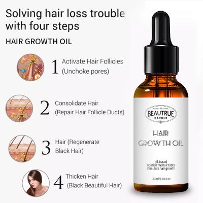 China Color-Protecting 100% Natural Private Label Serum Hair Growth Oil for Men and Women Hair Growth for sale