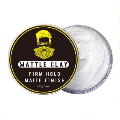 China Private Label Organic Mens Hair Care Styling Wax Clay Professional Mens Hair Mud Hair Clay for sale