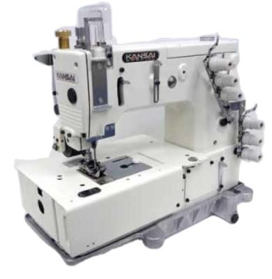 China Garment shops new KANSAI DLR1503PTF double chainstitch with horizontal looper movement for sale