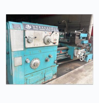 China Used Horizontal High Quality Lathe Machine CW6180B 1500mm Shaft Hole Metal Lathe Machinery Repair Shops Big In Stock for sale