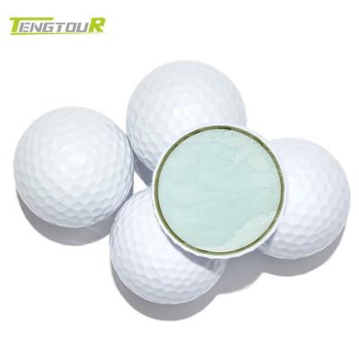 China Rubber + Ion Resin + PU Wholesale Customize Logo Soft Urethane 3 Piece USGA Golf Ball Tournament Pro for sale