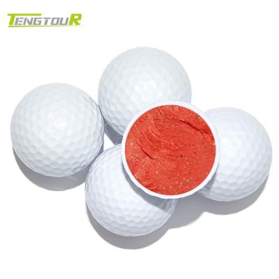 China Rubber + Ion Resin + PU Custom Logo 2 3 4 5 Piece Urethane Surlyn Golf Balls Sport Ball Flasher Ball for sale