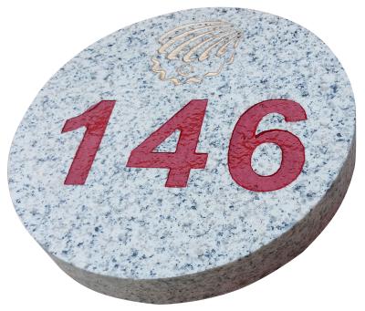 China Golf Course Equipment Golf Granite Yard Markers For Golf Course for sale