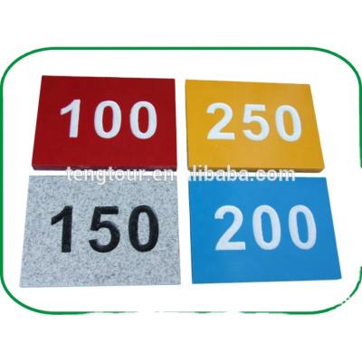 China Golf Course Equipment Golf Granite Yard Markers For Golf Course for sale