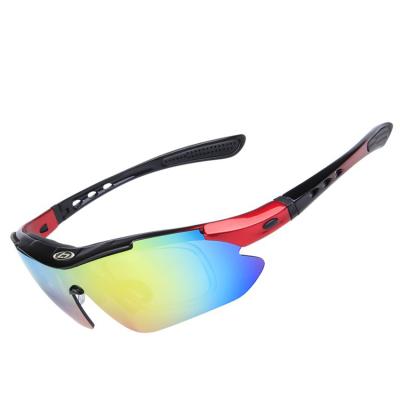 China Sports Sunglasses Outdoor Sport Sunglasses Cycling Sports Sunglass Set Men Women Cycling Sunglasses Polarized Lenses for sale