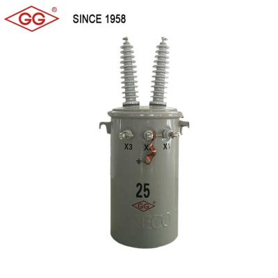 China 13.2KV Power Single Phase Pole Mounted Transformer for sale