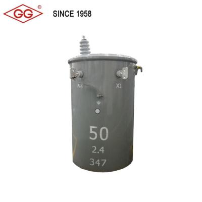 China Conventional Power 50kva Single Phase Pole Mounted Transformer for sale