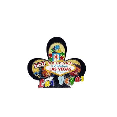 China Shape YIWU BAIWEN Las Vegas USA Souvenir 3D Resin Machine Fridge Magnet Wholesale Promotional Tourist Gift for sale