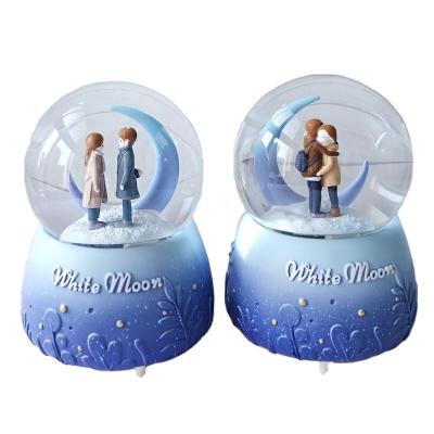 China YIWU BAIWEN Folk Art Manufacture Globe Wholesale Hot Sale Battery Snow Bear Musical Promotion Gift for sale