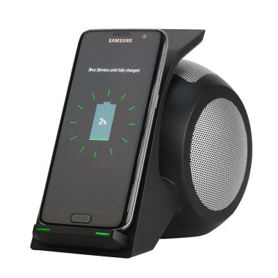 China Wireless Charging Stand Bth Speaker Phone Charging Listening Play Watching Freely For S7 plus Note5 Ipad for sale