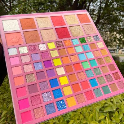 China 2021 hot sale waterproof on amazon 89 colors eyeshadow palette pigmentation water proof lasting high proof product sombra de ojos for sale