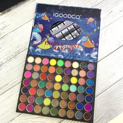 China High proof lasting product sombra de ojos water pigmentation shimmer matte 63 colors waterproof eyeshadow palette cosmetic sombra de ojos for sale