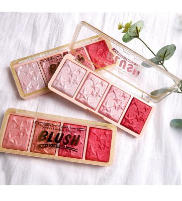 China Wholesale High Quality Waterproof 4 Colors Highlighter Bar Blush Eyeshadow Palette Cosmetico de por al mayor iluminadores for sale