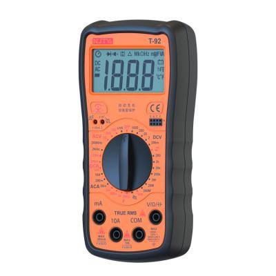 China HOT SALE T92 Digital Multifunction Meter Voltage Ammeter Universal T92 Measuring Capacitancet for sale