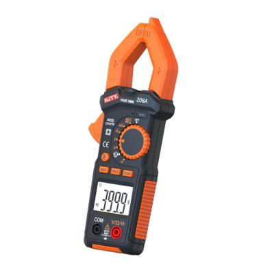 China 208A RMS Digital Current Clamp Meter Mini Clamp Multimeter 4000 Counts AC/DC Power Factor Clamp Meter 208A for sale