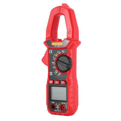 China High Precision Current / DC Voltage Meters AC Mini Clamp Digital Clamp Meter Multimeters With Capacitance TS-18C for sale