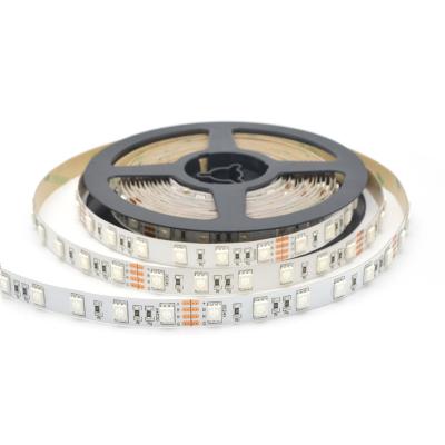 China FIT OUT PCB 10mm Wide DC High Quality 12V IP65 Waterproof 60LEDs 5050 RGB Flex Led Strip Light for sale