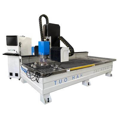 China Hotels Glass Processing Machinery Glass Special Shaped Cutting , Drilling , Milling , Sharpening Glass Milling Machine for sale