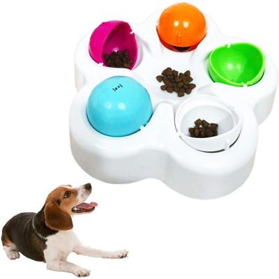 China Viable Pet IQ Intelligent Toy Smart Dog Puzzle Toys For Beginner Puppy Training Treat Dispenser Interactive Dog Toys for sale