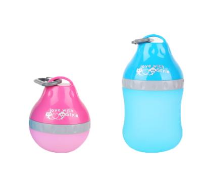 China Automatic Dog Cat Portable Drinking Water and Automatic Food Bottle Water Food Bowl Pet Feeder Dispenser for sale