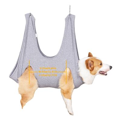 China Dog Sling Sling For Grooming Hammock Restraint Bag Pet Grooming Hammock Harness For Cats Dogs for sale