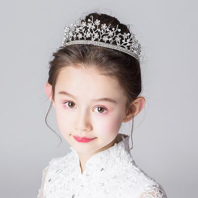 China New Arrival Korea Edition Fashion Luxury Baby Hair Tiara Crown Kids Hair Crown For Baby for sale